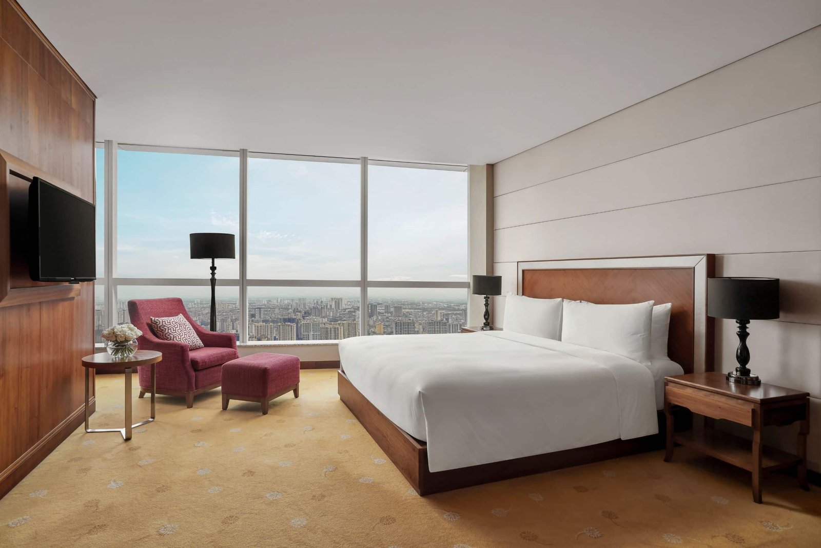 InterContinental Hanoi Landmark72 guest room custom bed and headboard