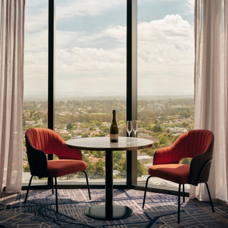 Guest room wardrobes and desk Mercure Melbourne Doncaster FF&E