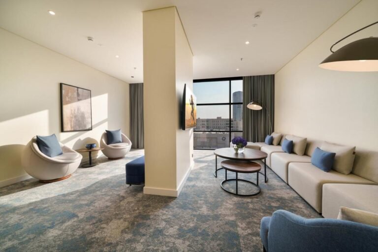 Lounge chairs Nova M Hotel Rotana Saudi Arabia FF&E project