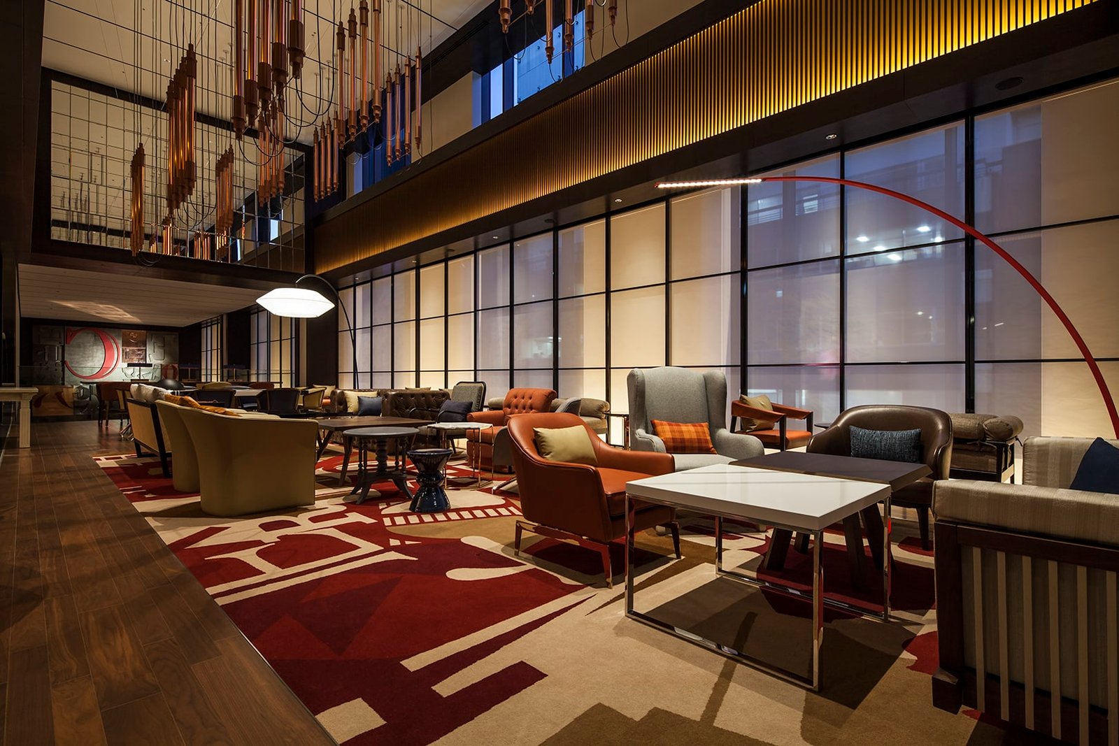 Bespoke hotel lobby furniture Hyatt Ginza Japan