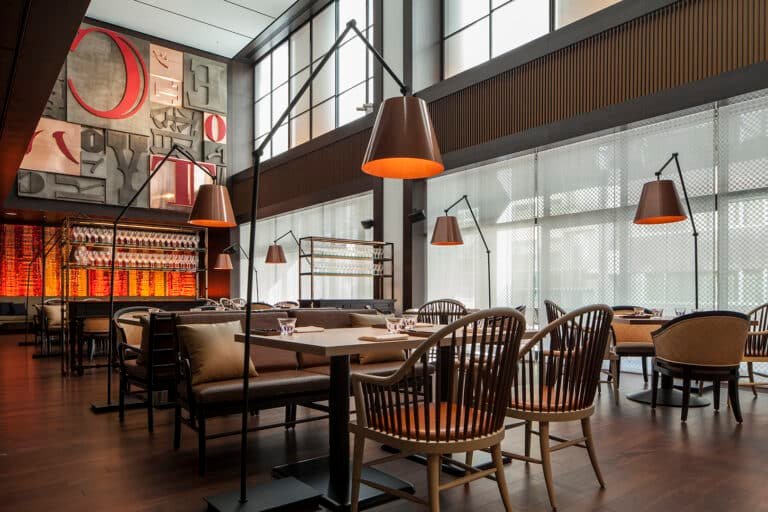 Hyatt Ginza Tokyo custom restaurant dining tables