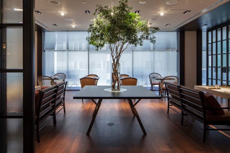 Hyatt Ginza Tokyo lobby side tables custom made