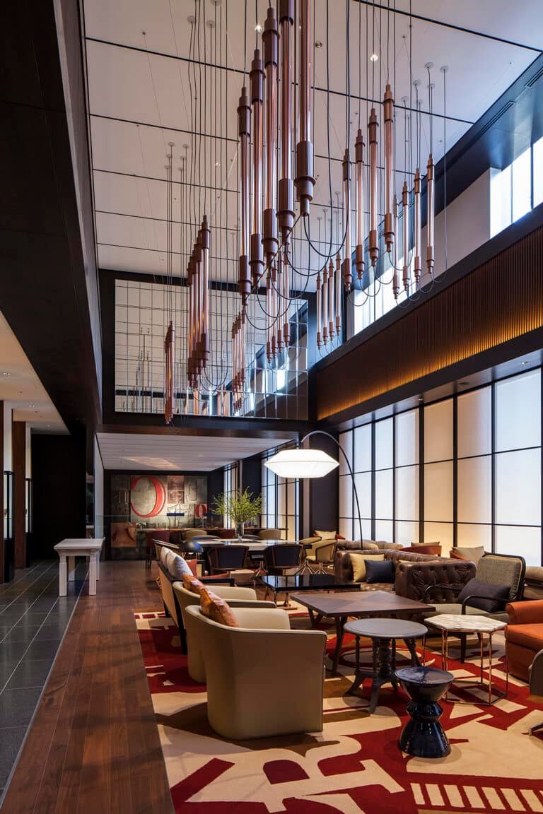 Reception desk furniture Hyatt Ginza Tokyo project