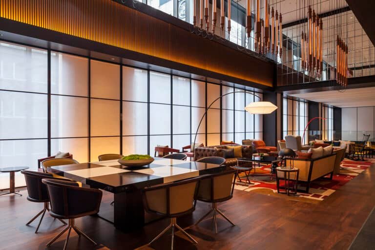 Hyatt Ginza Japan luxury lobby lounge chairs