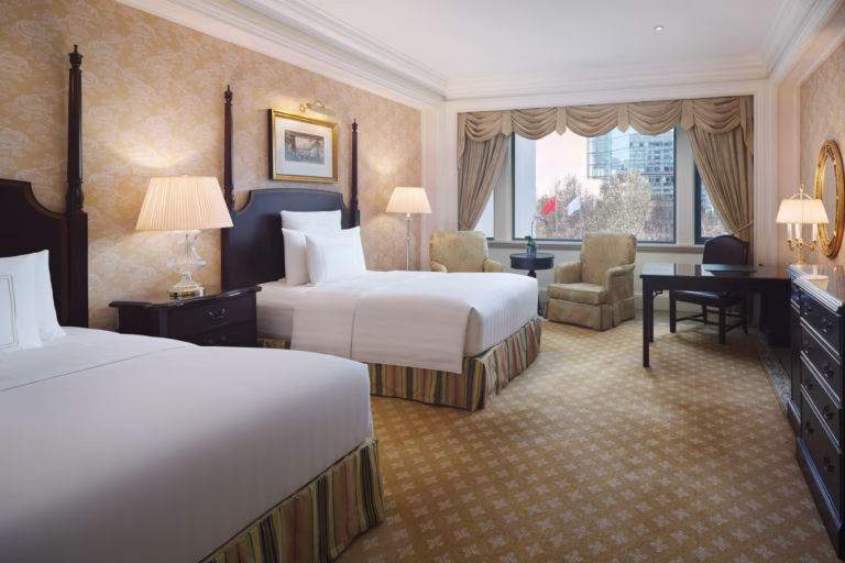 Guest room writing desk Ritz-Carlton Beijing custom furniture