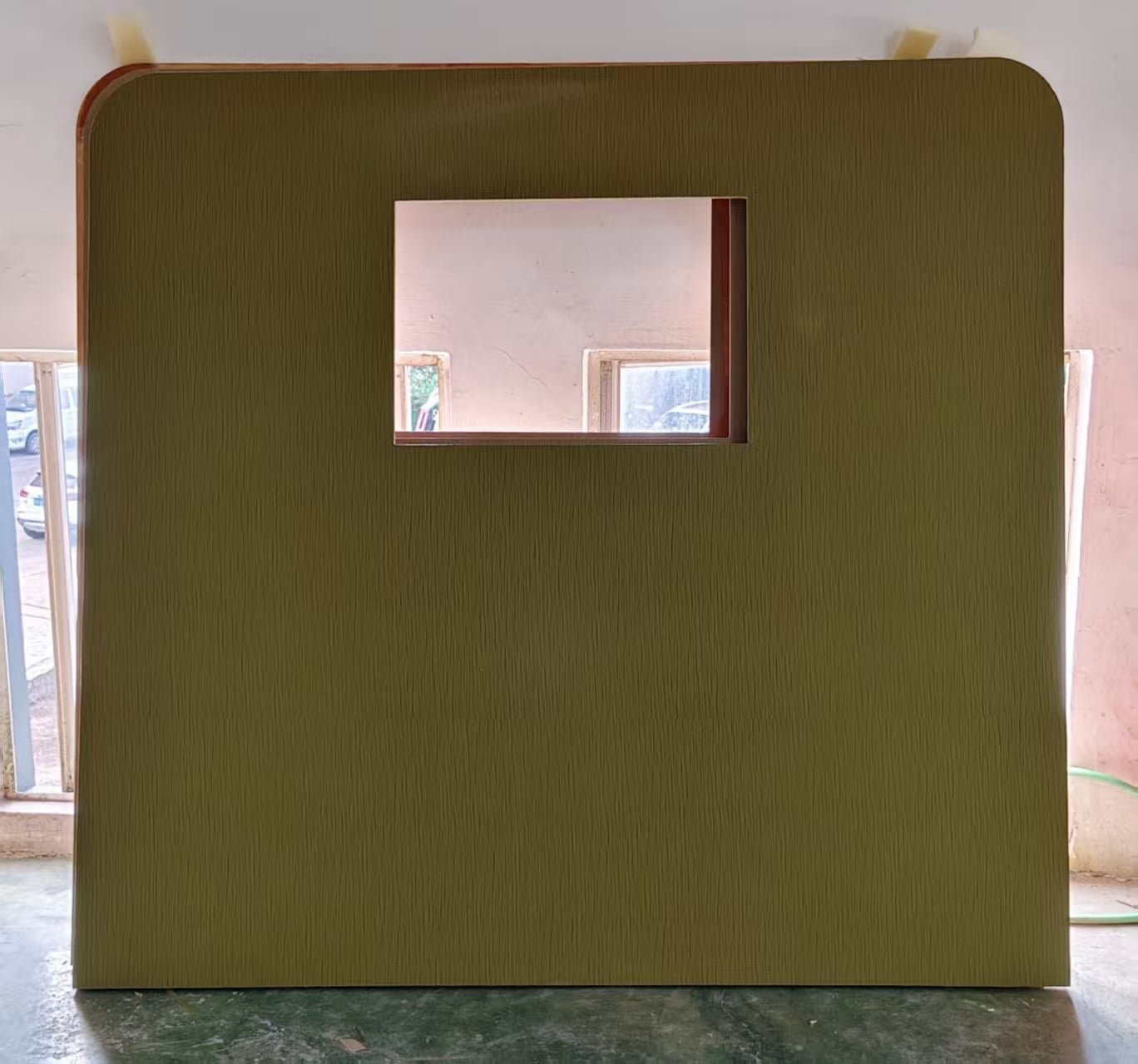 TV Panel with Wall Paper